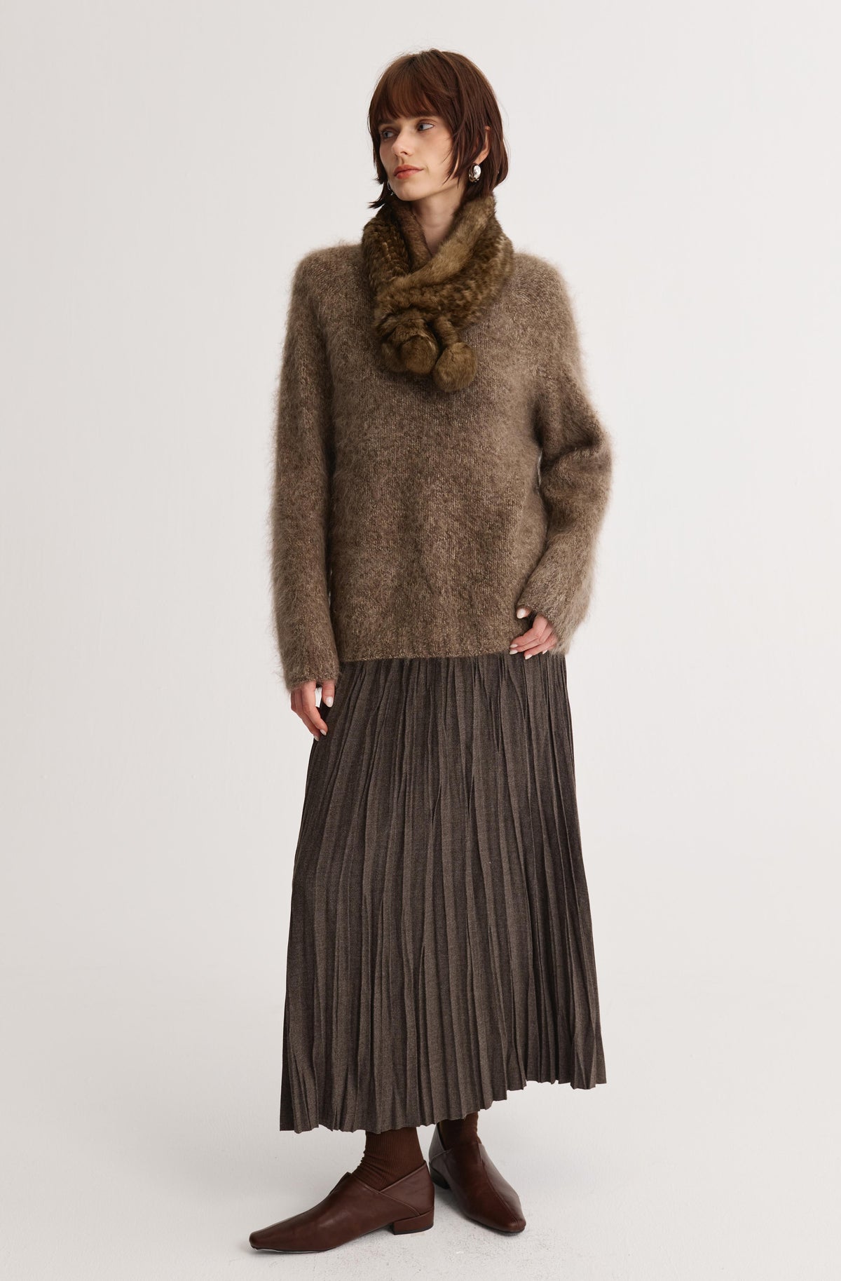 Avel Pleated Skirt