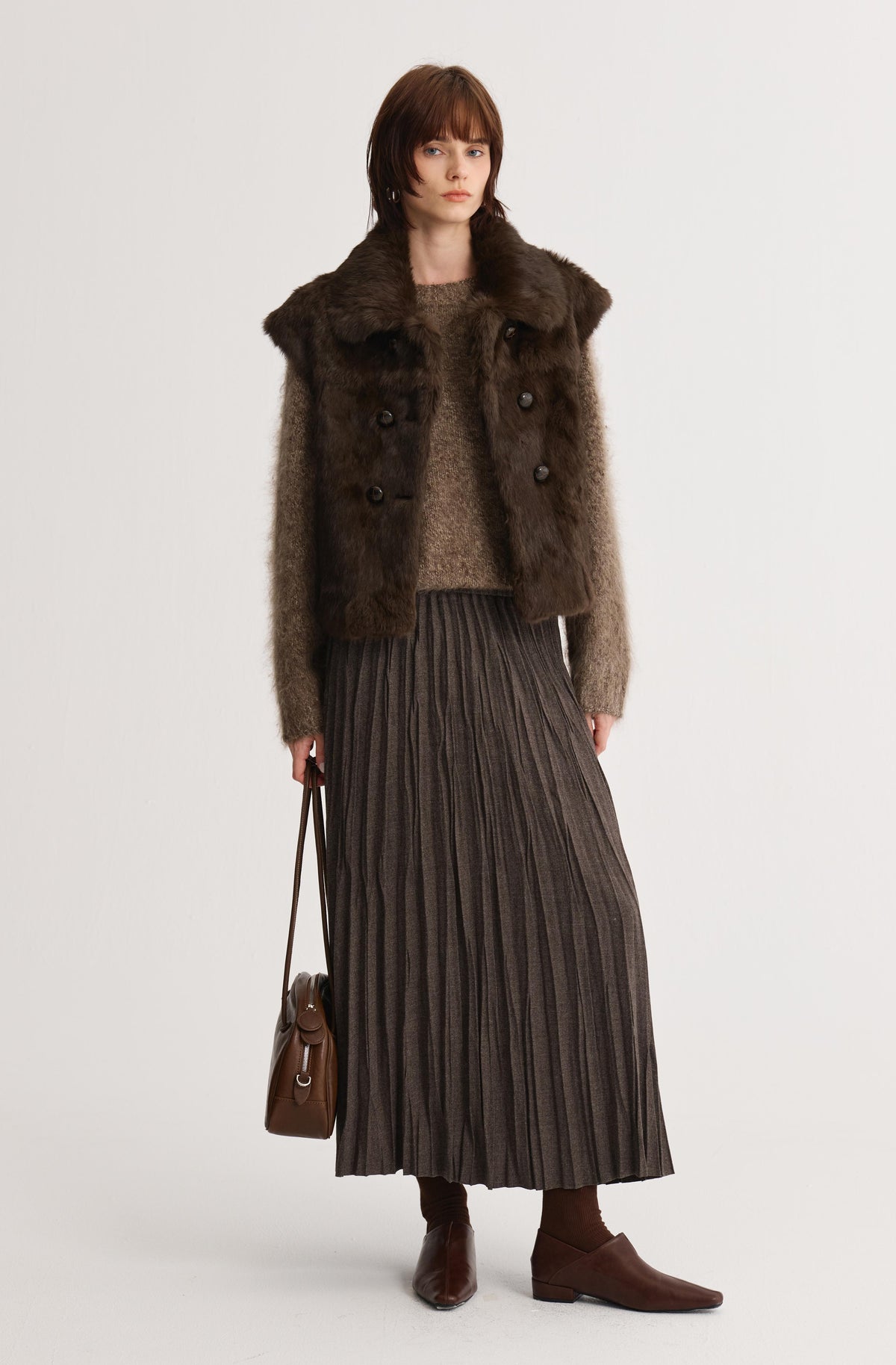 Avel Pleated Skirt