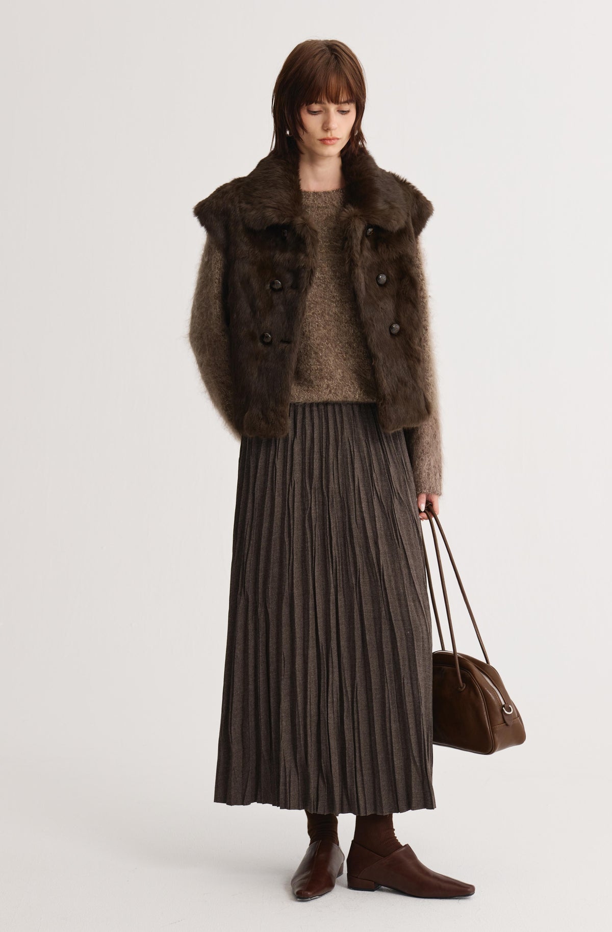 Avel Pleated Skirt