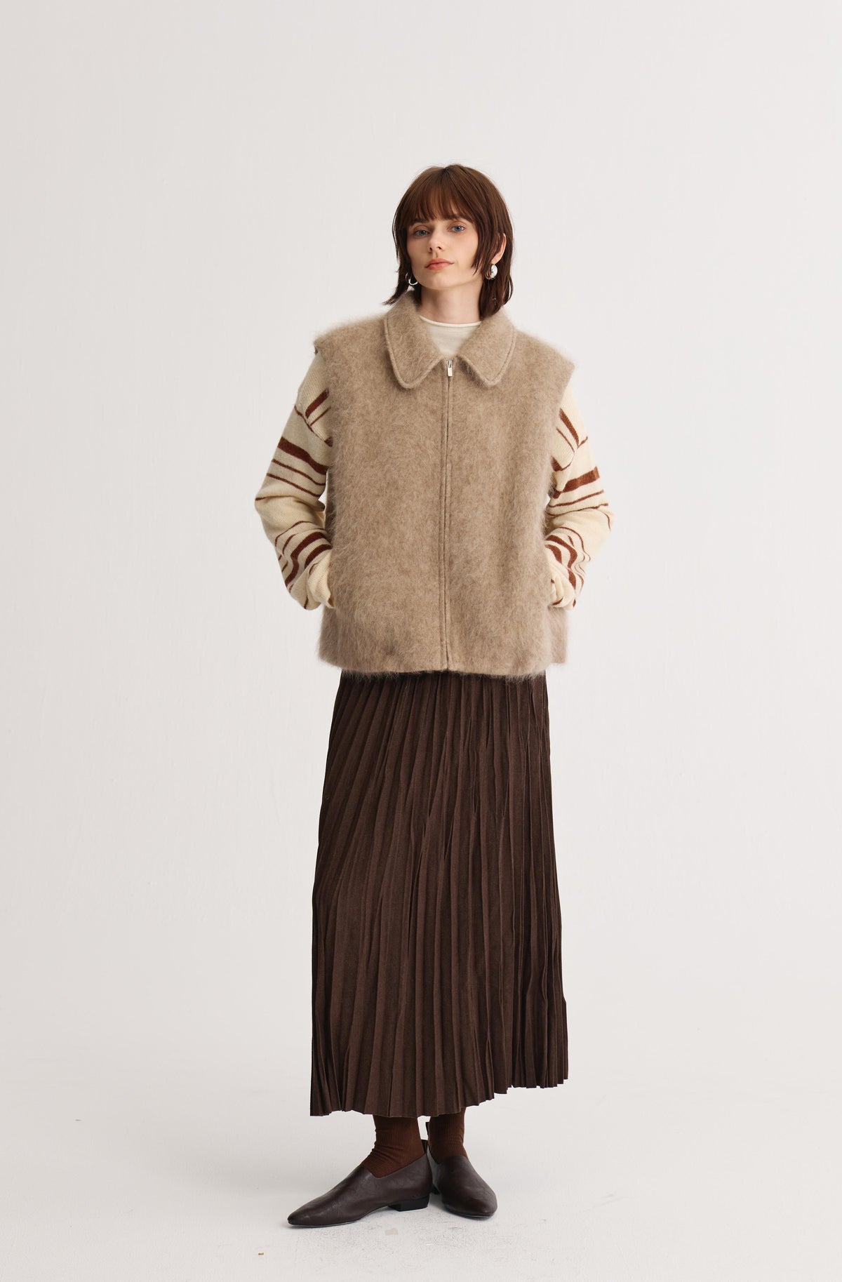 Avel Pleated Skirt