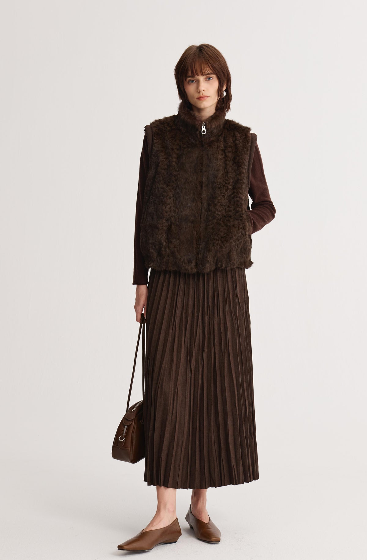 Avel Pleated Skirt