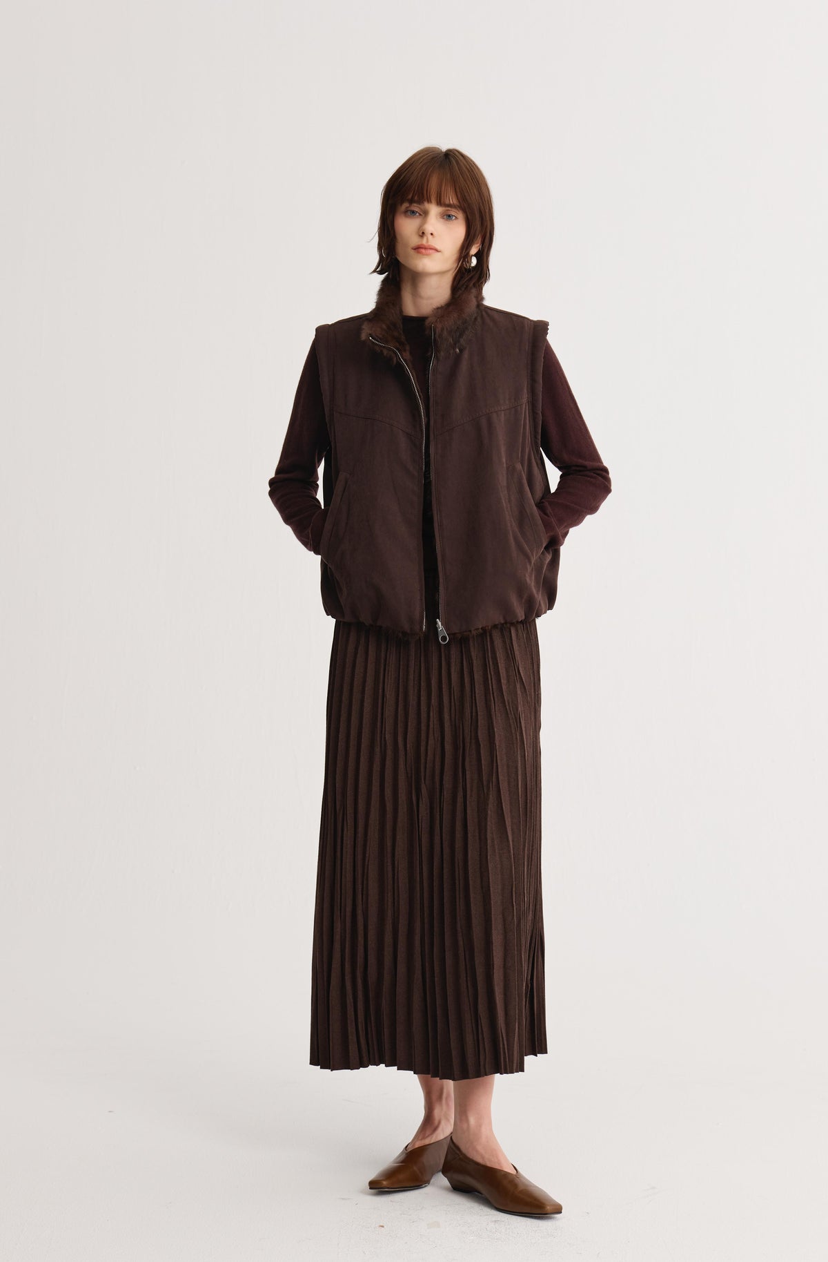 Avel Pleated Skirt