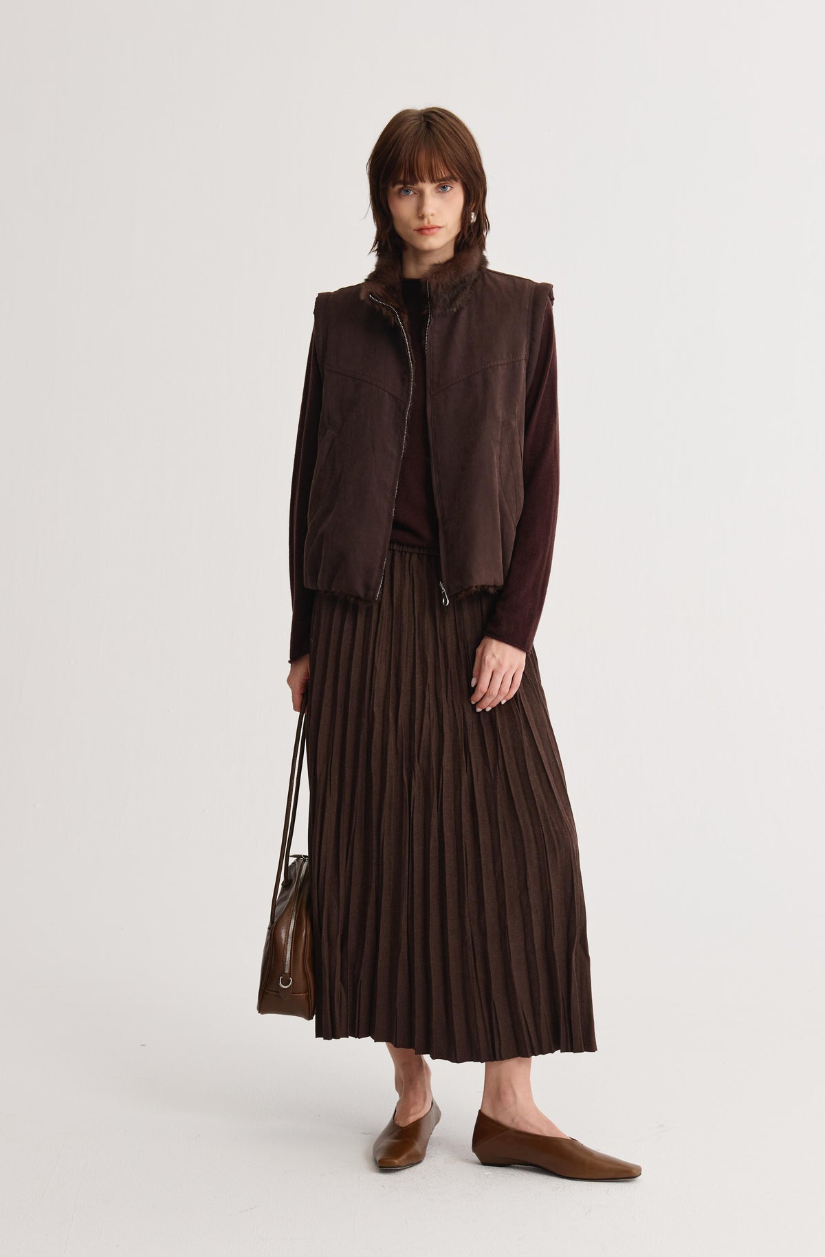 Avel Pleated Skirt