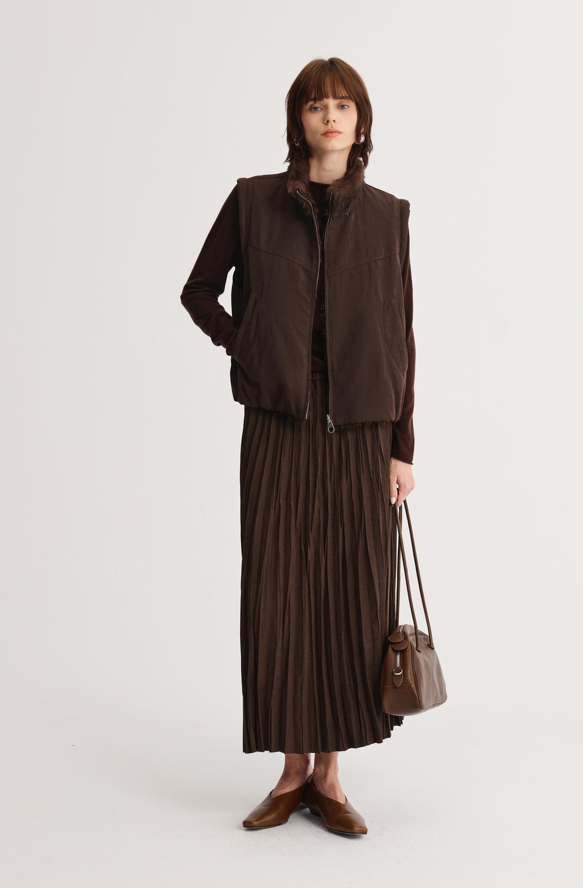 Avel Pleated Skirt