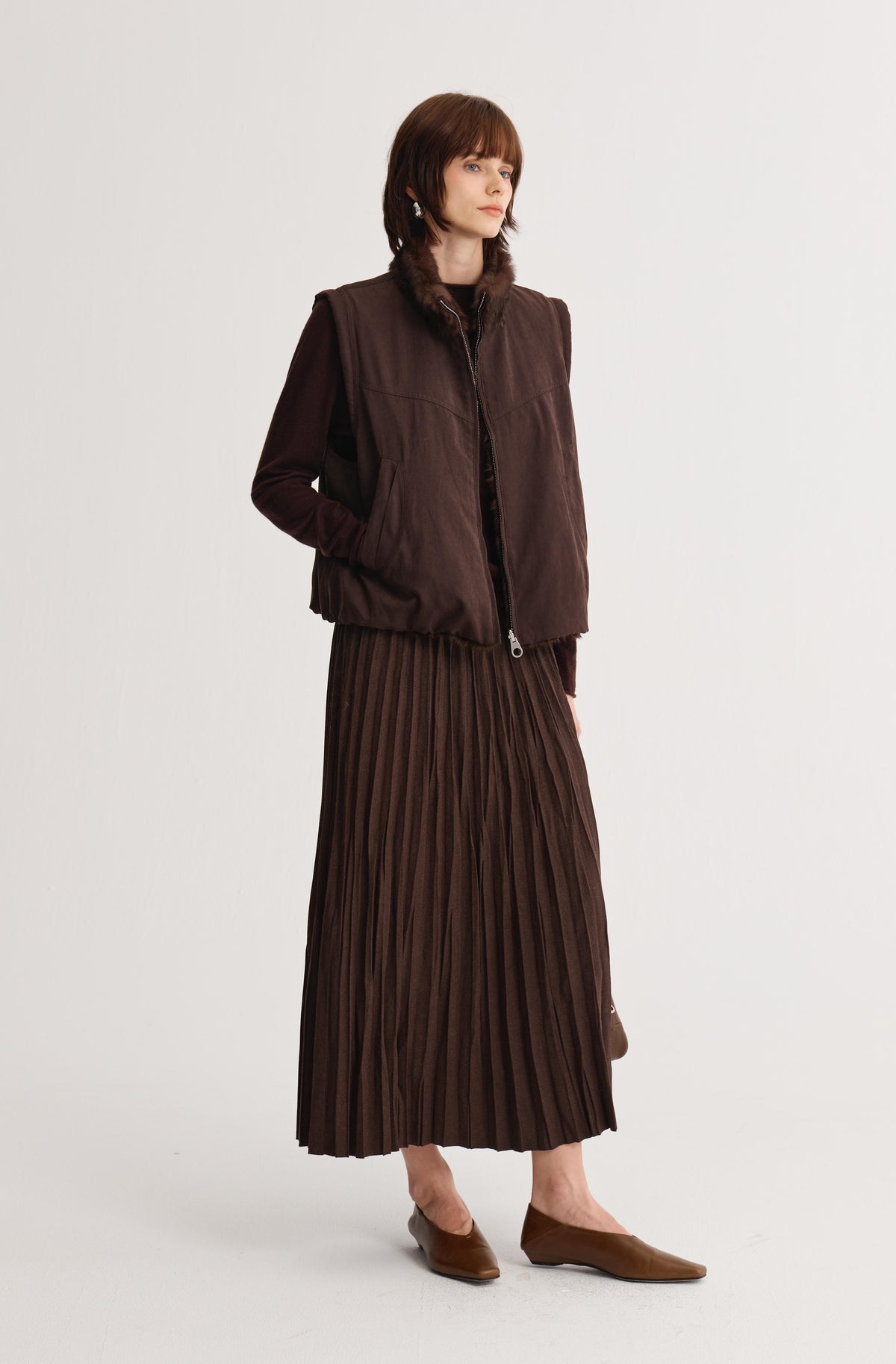 Avel Pleated Skirt
