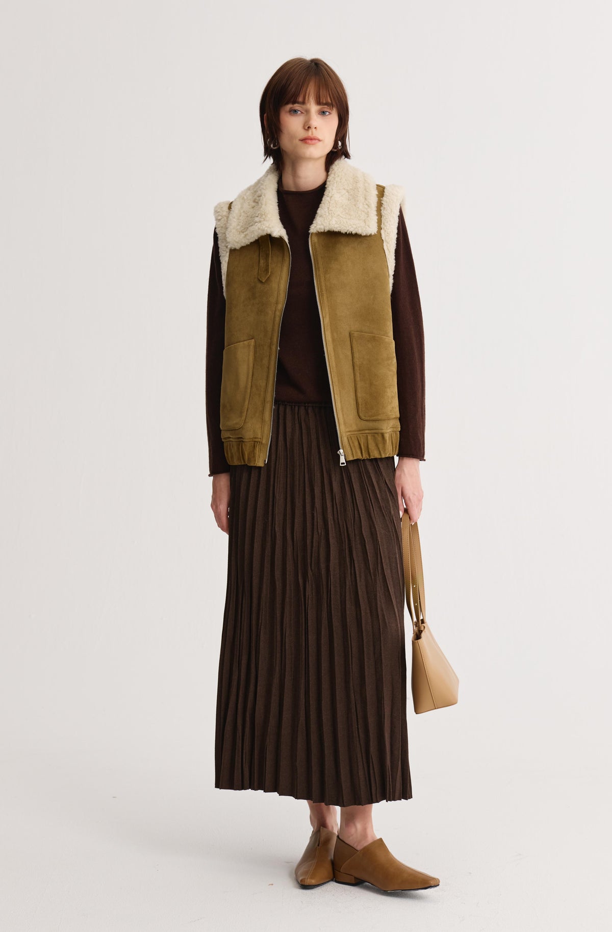 Avel Pleated Skirt