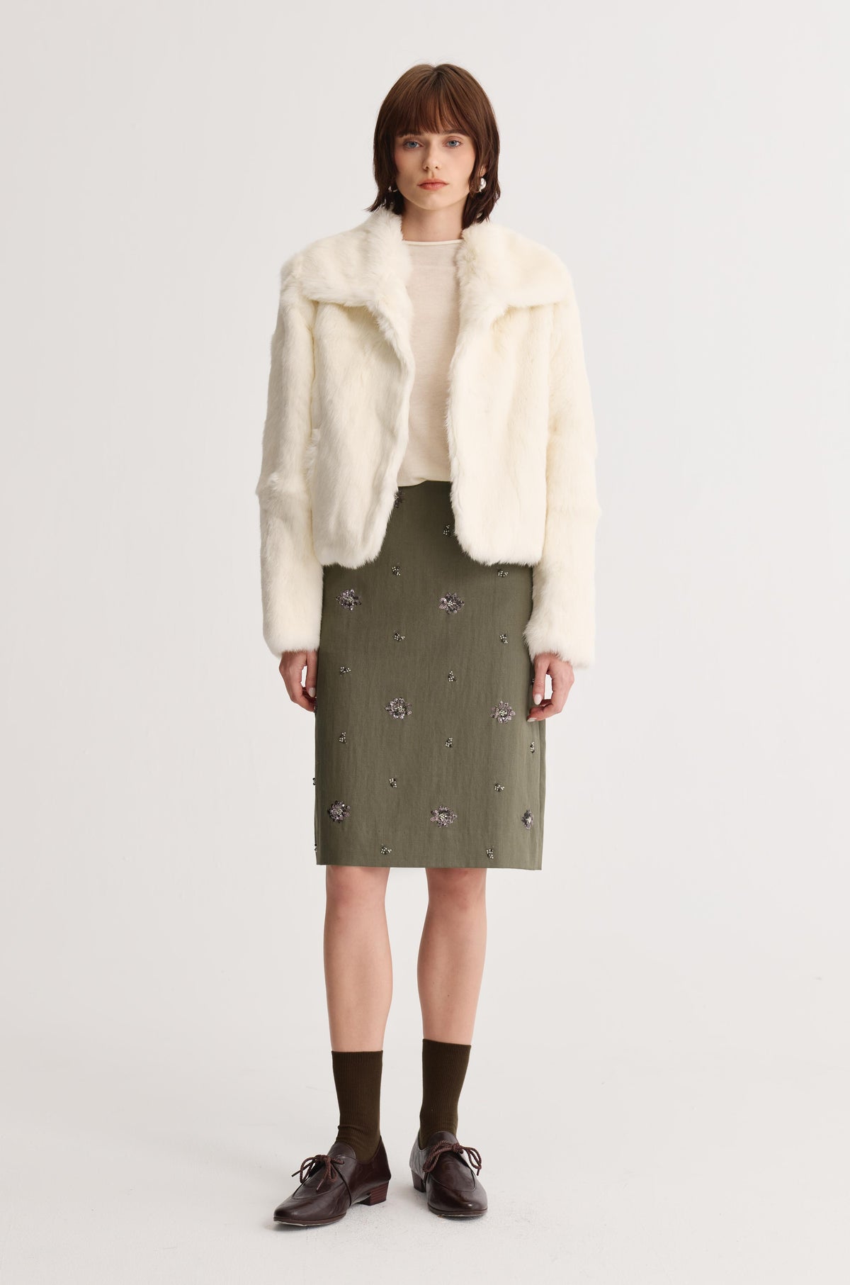 Wool Mock-Neck Top