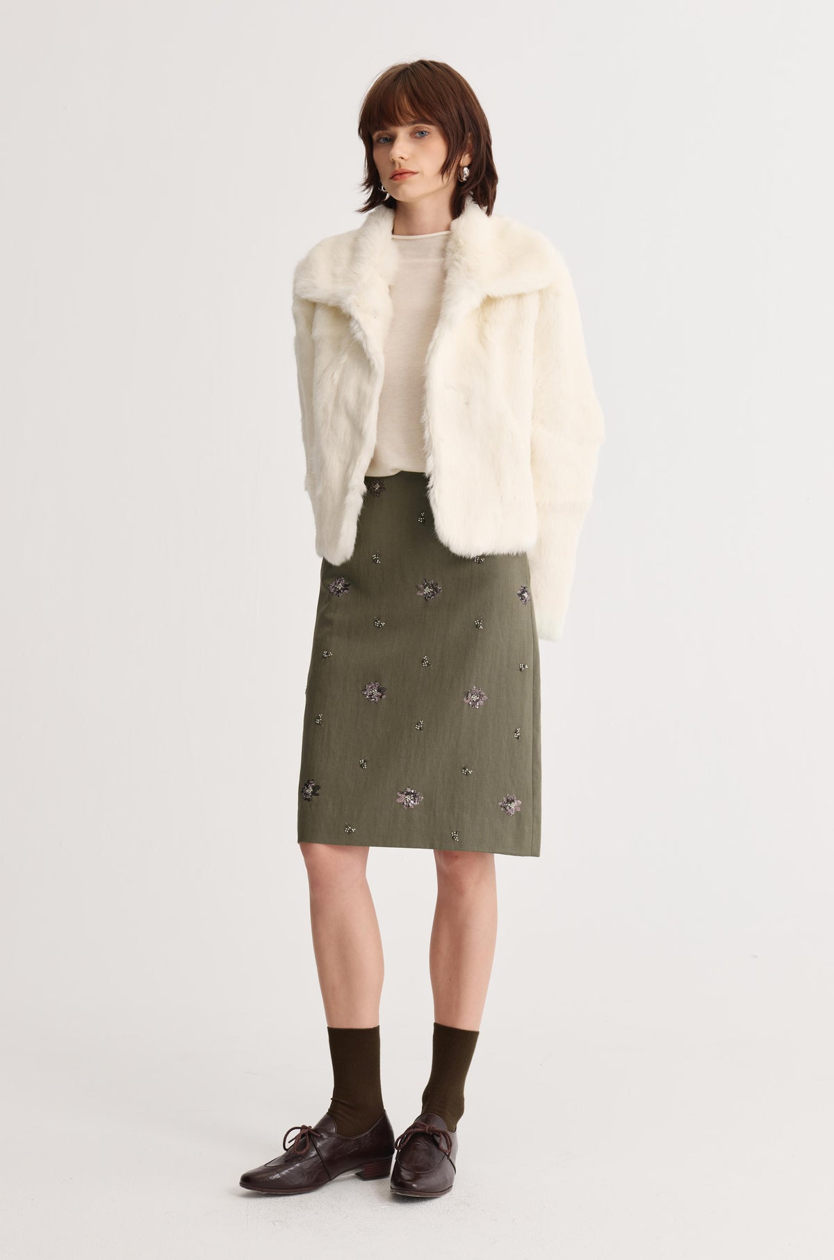 Wool Mock-Neck Top