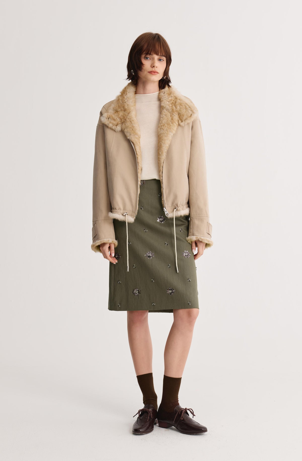 Evara Embellished Skirt