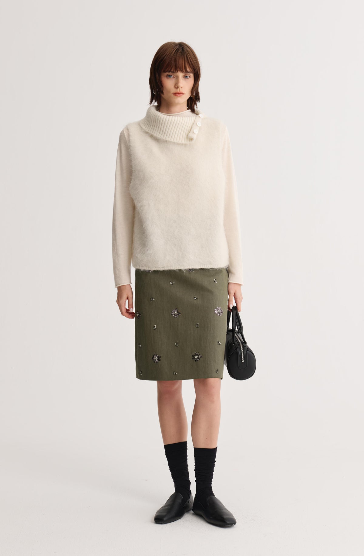 Evara Embellished Skirt