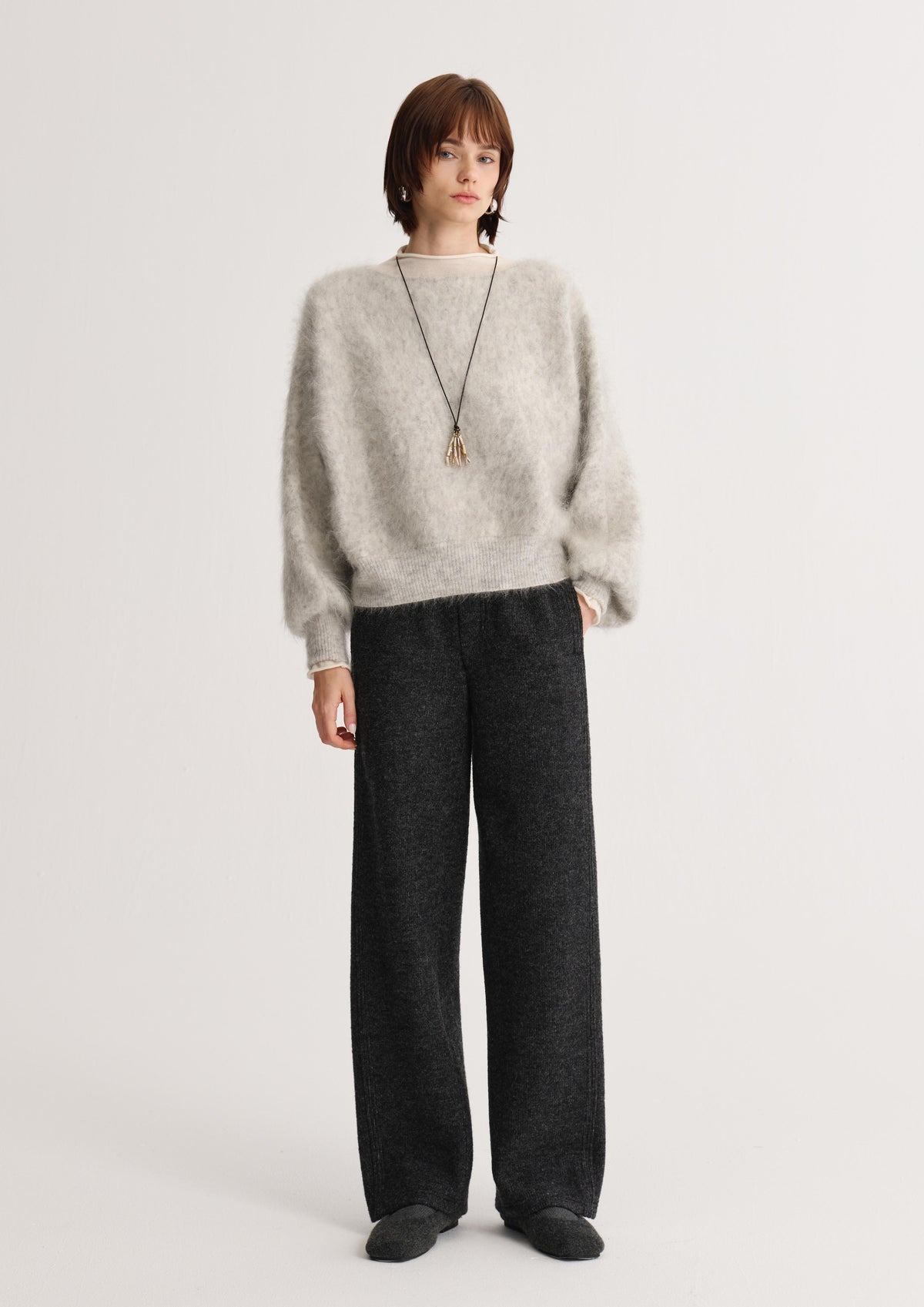 Serein Boat-Neck Sweater