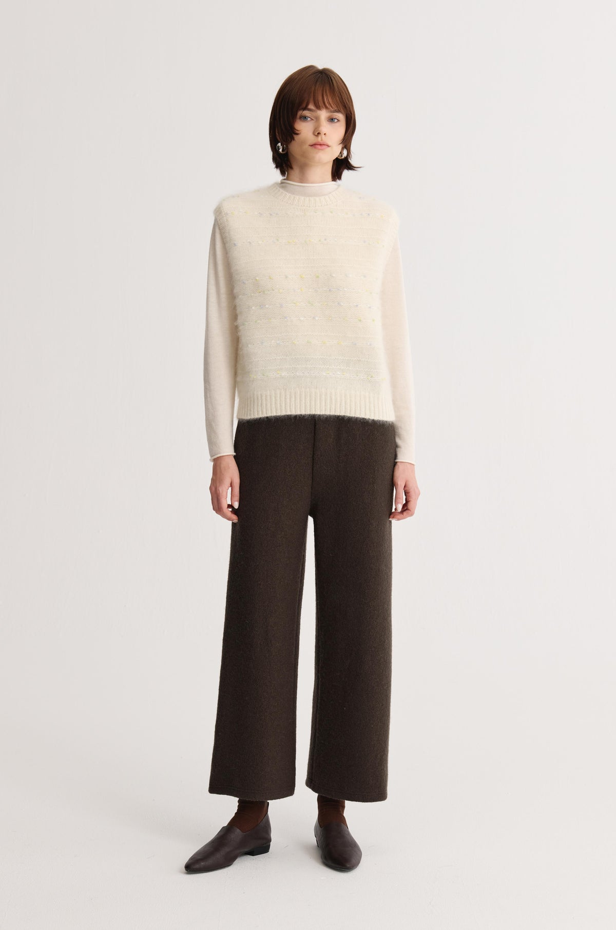 Wool Mock-Neck Top