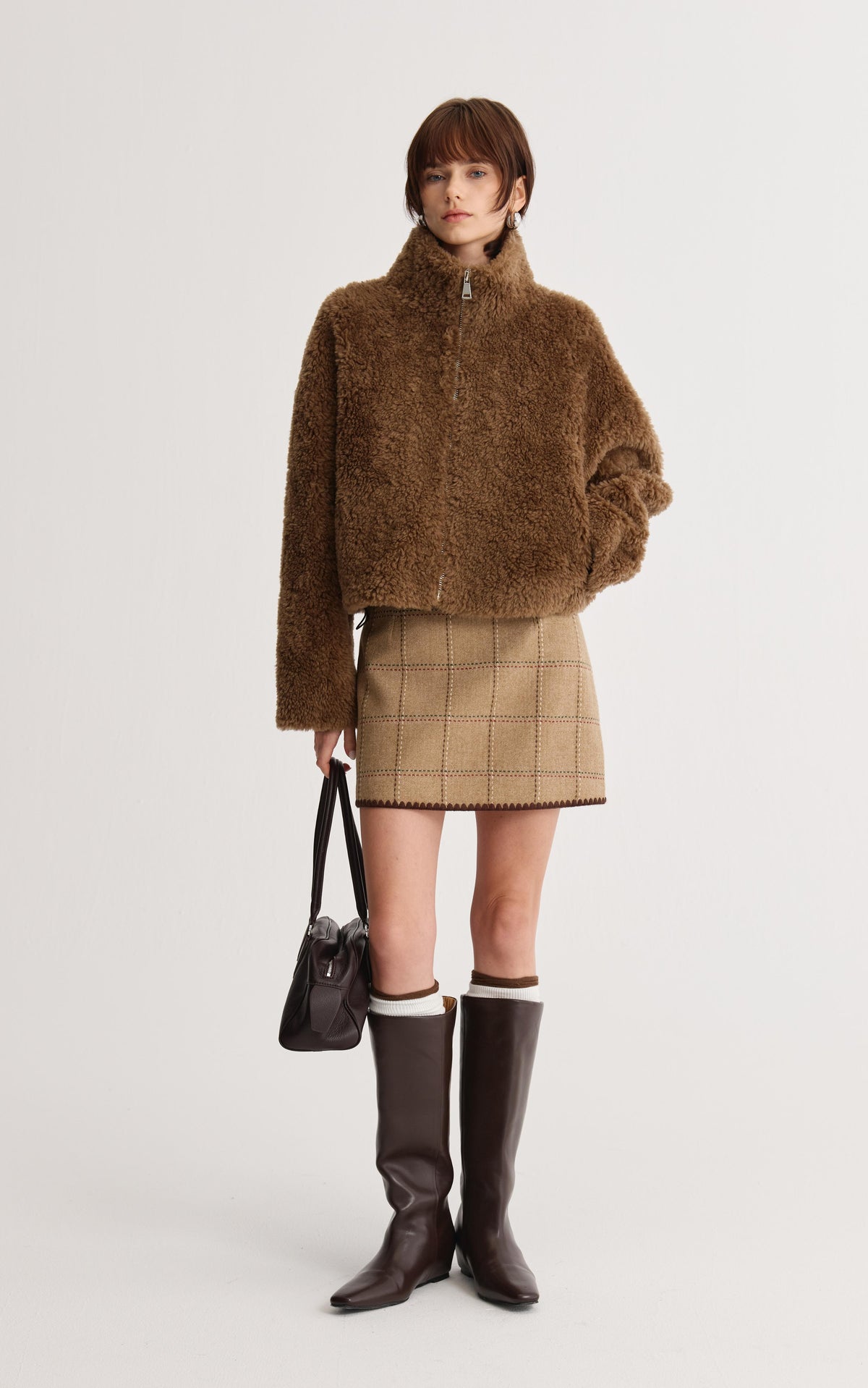 Plaid Mini Skirt