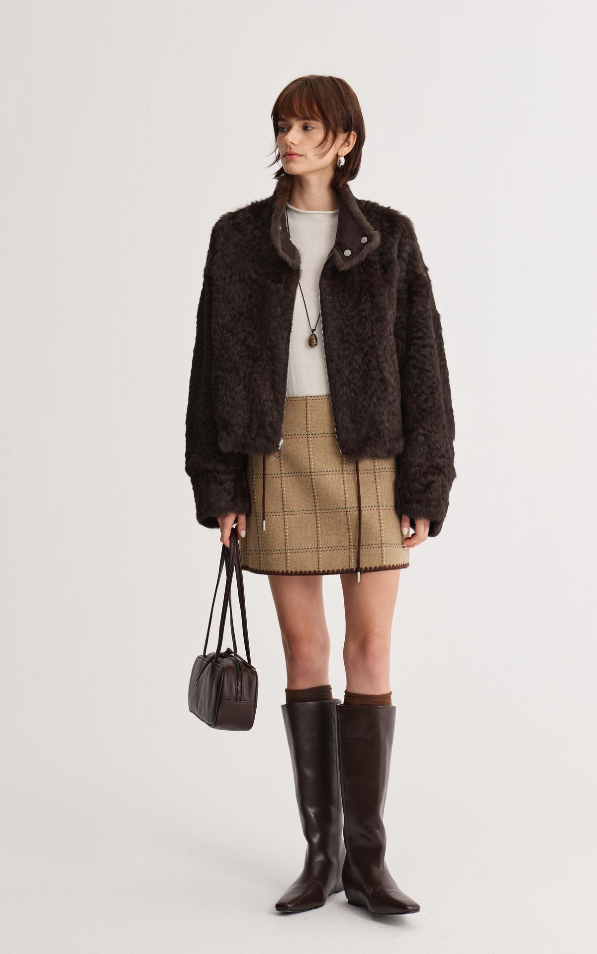 Plaid Mini Skirt