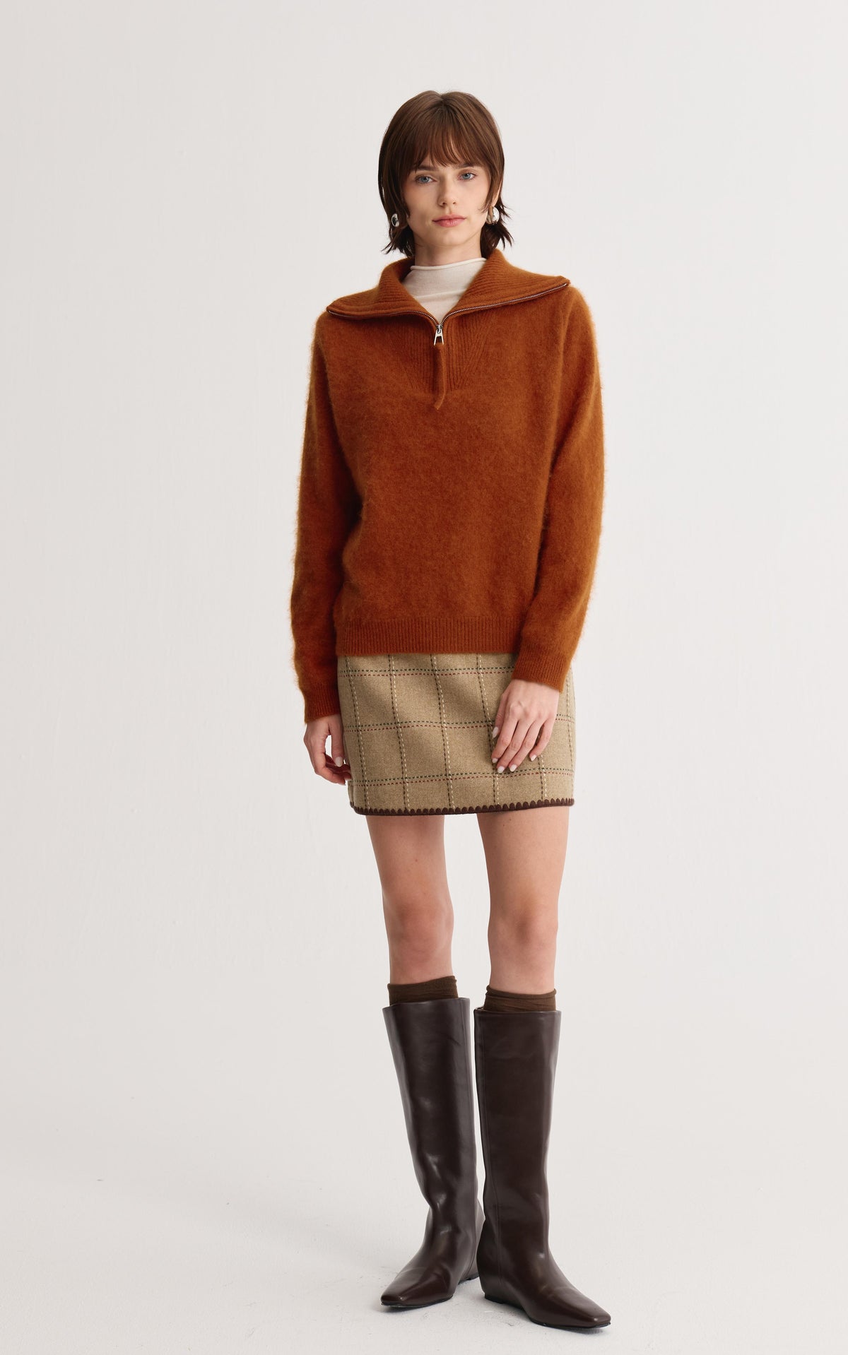 Plaid Mini Skirt
