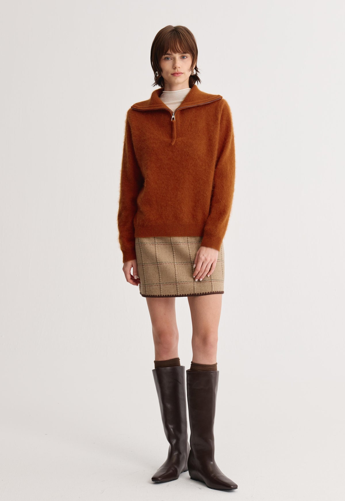 Aveline Half-Zip Knit