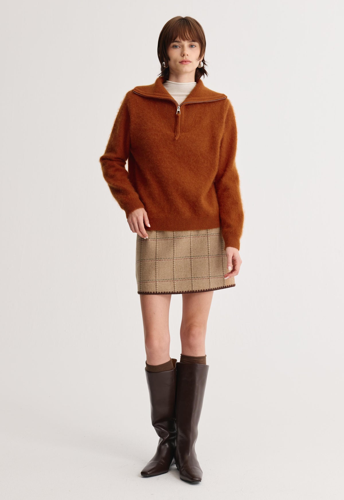 Aveline Half-Zip Knit