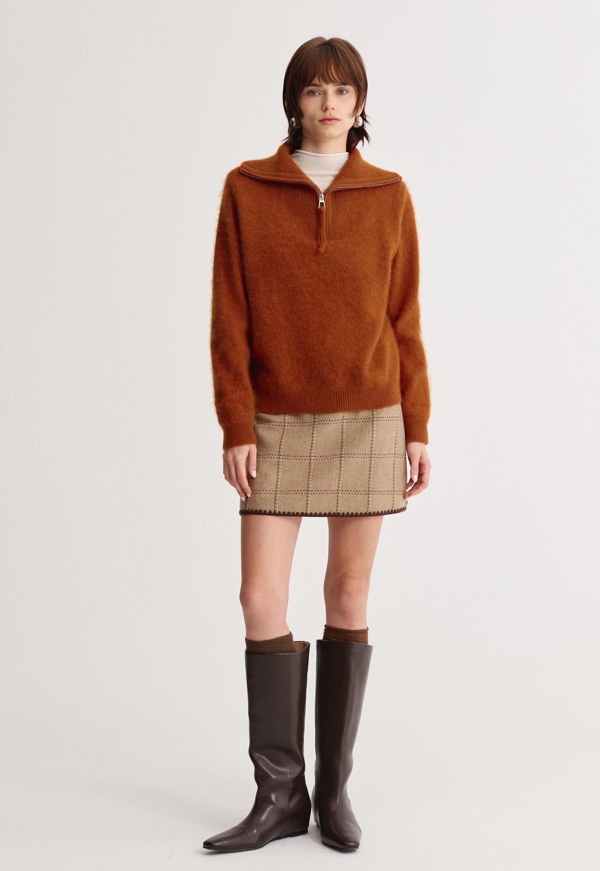 Aveline Half-Zip Knit