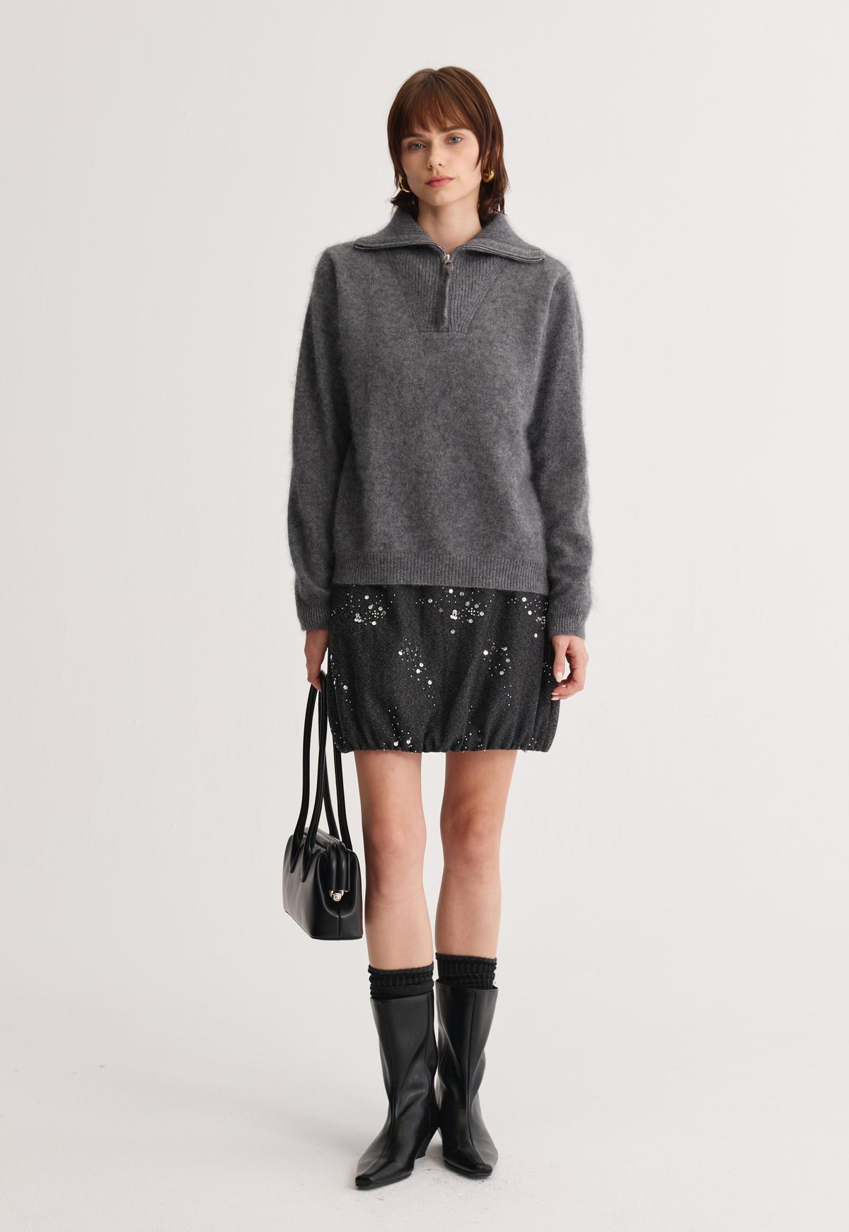 Aveline Half-Zip Knit