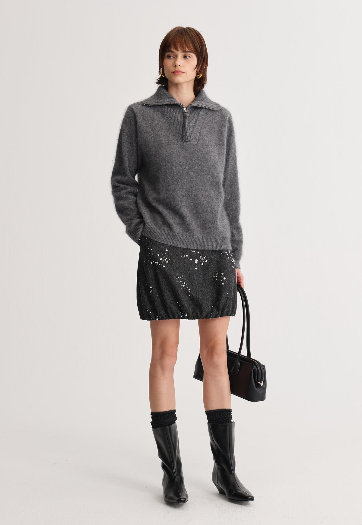 Aveline Half-Zip Knit