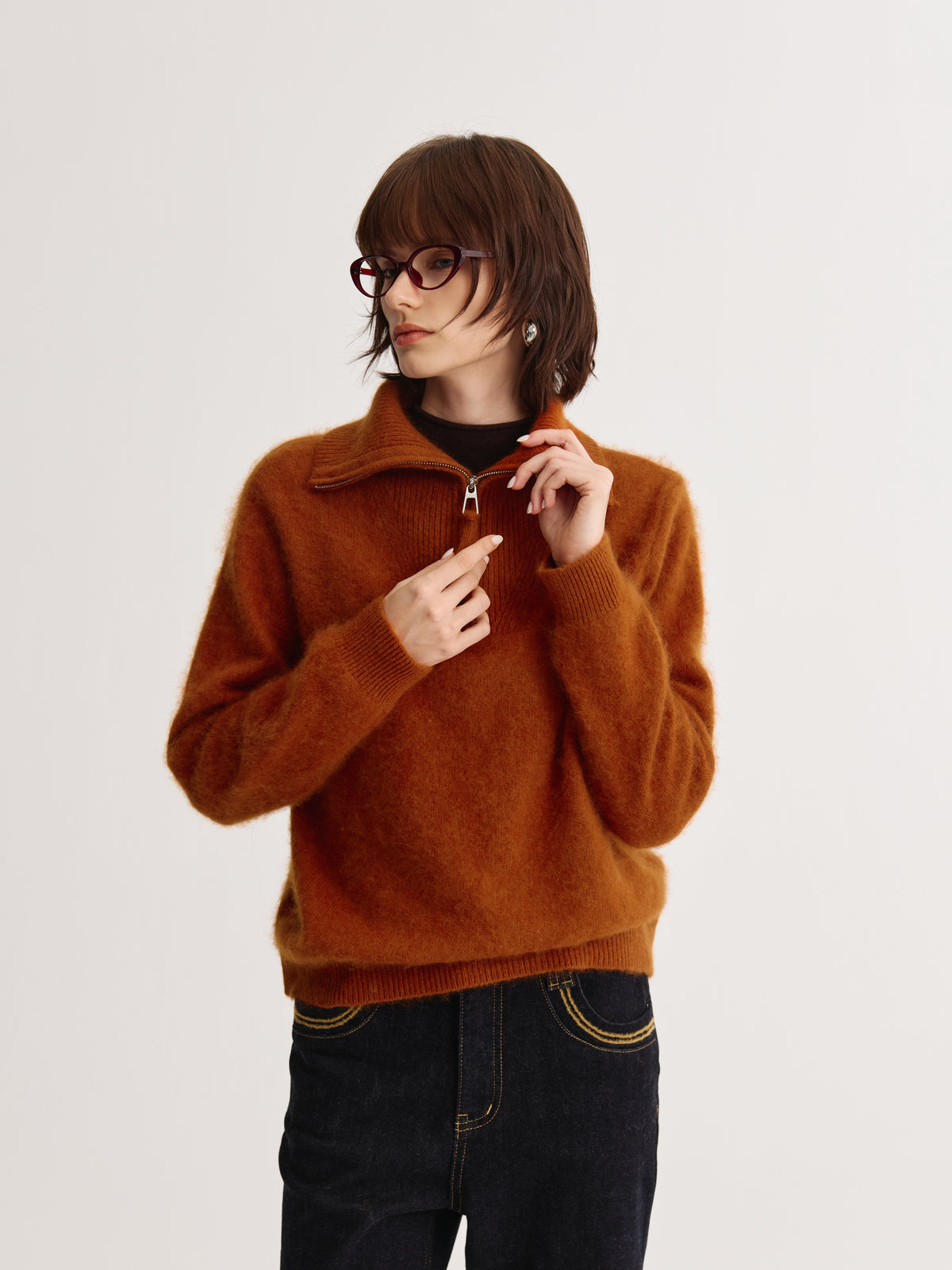 Aveline Half-Zip Knit