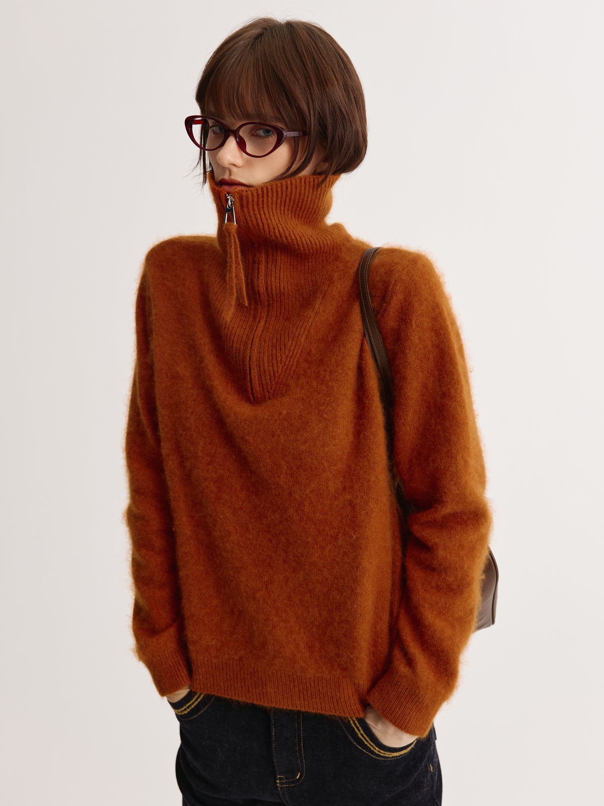 Aveline Half-Zip Knit
