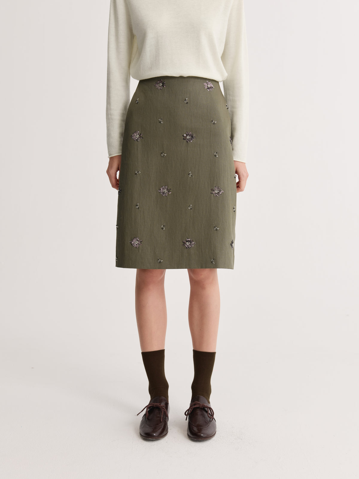 Evara Embellished Skirt
