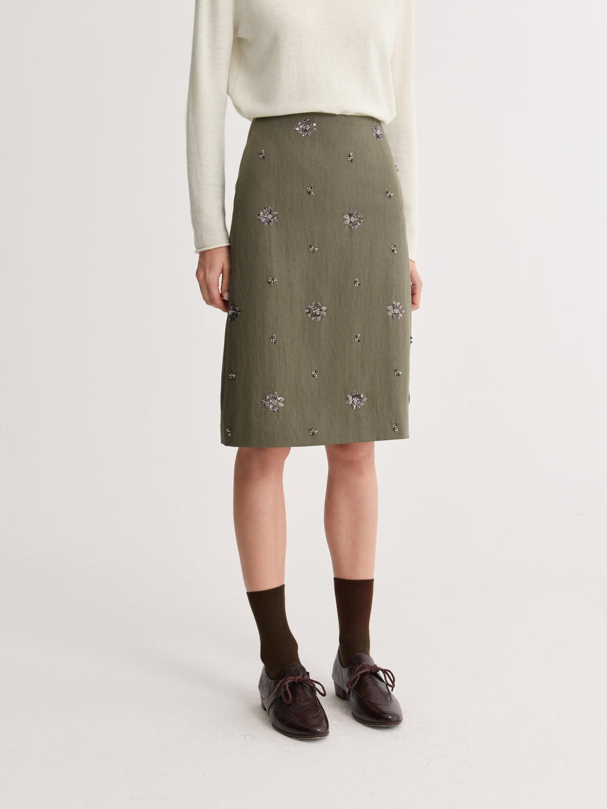 Evara Embellished Skirt