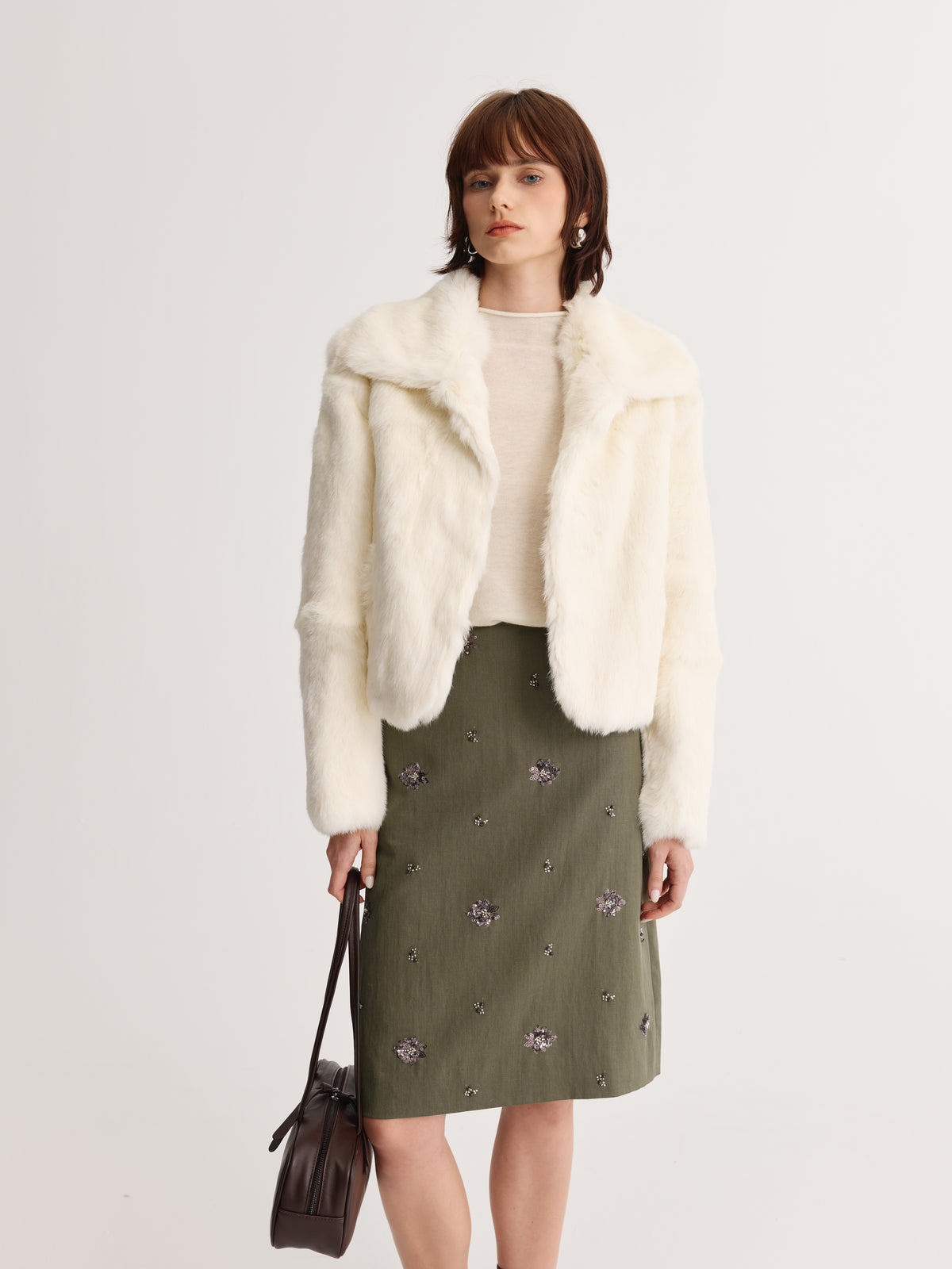 Wool Mock-Neck Top