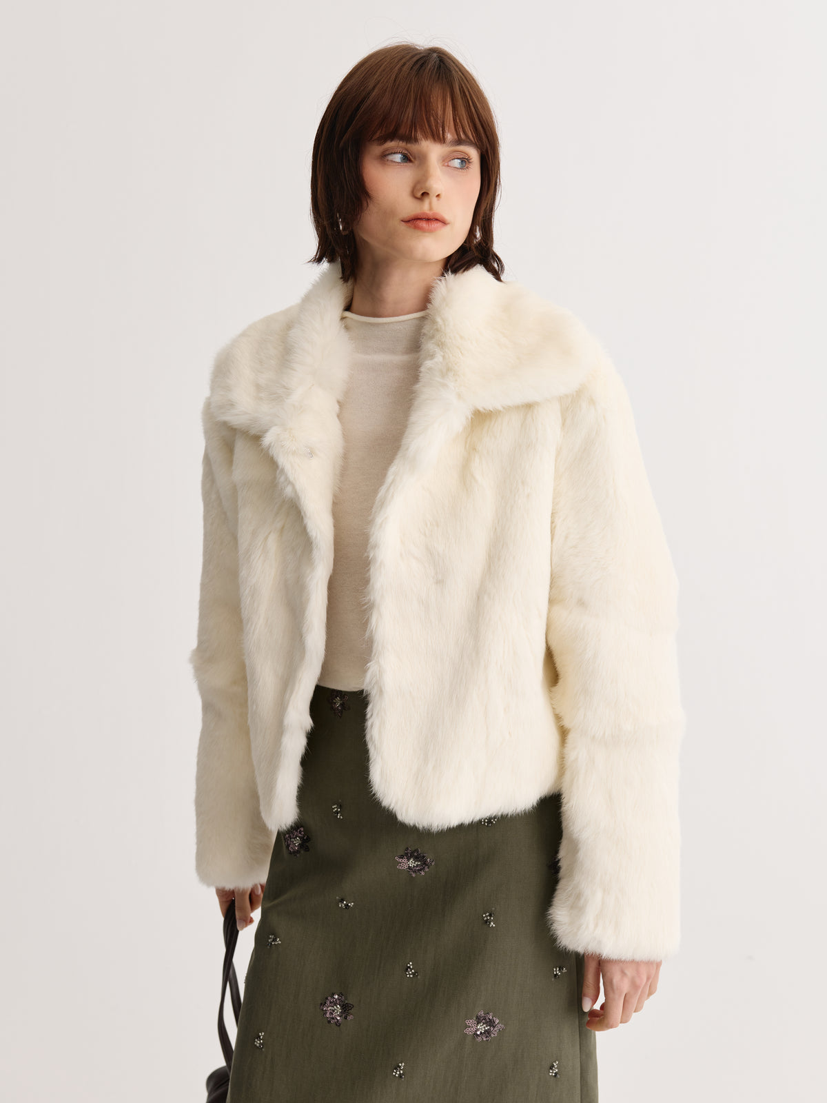 Wool Mock-Neck Top
