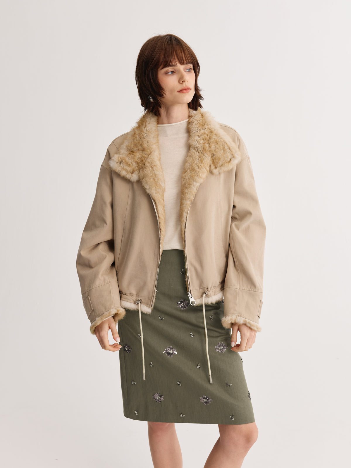 Evara Embellished Skirt