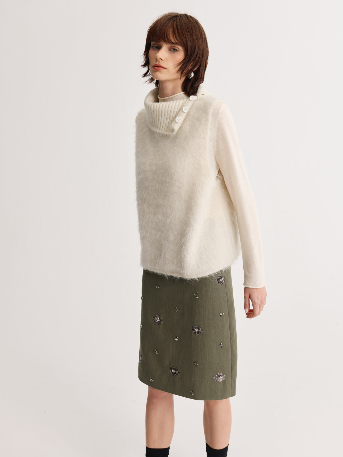 Evara Embellished Skirt