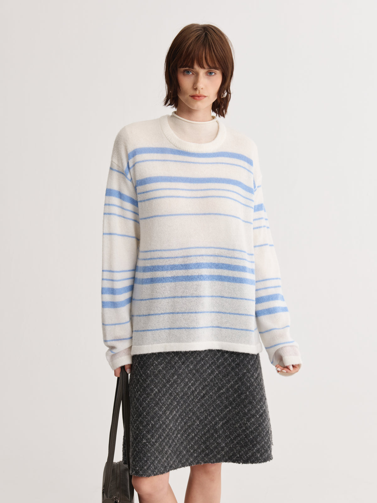 Wool Mock-Neck Top