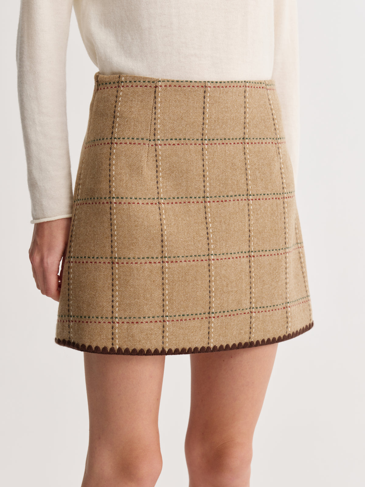 Plaid Mini Skirt