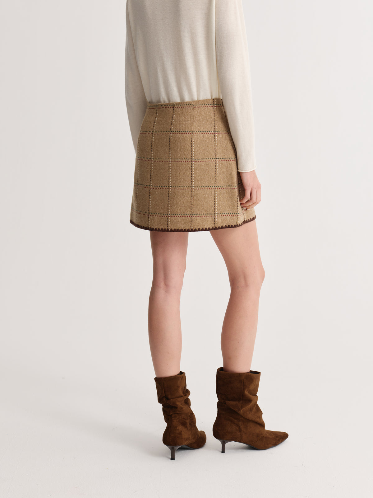 Plaid Mini Skirt
