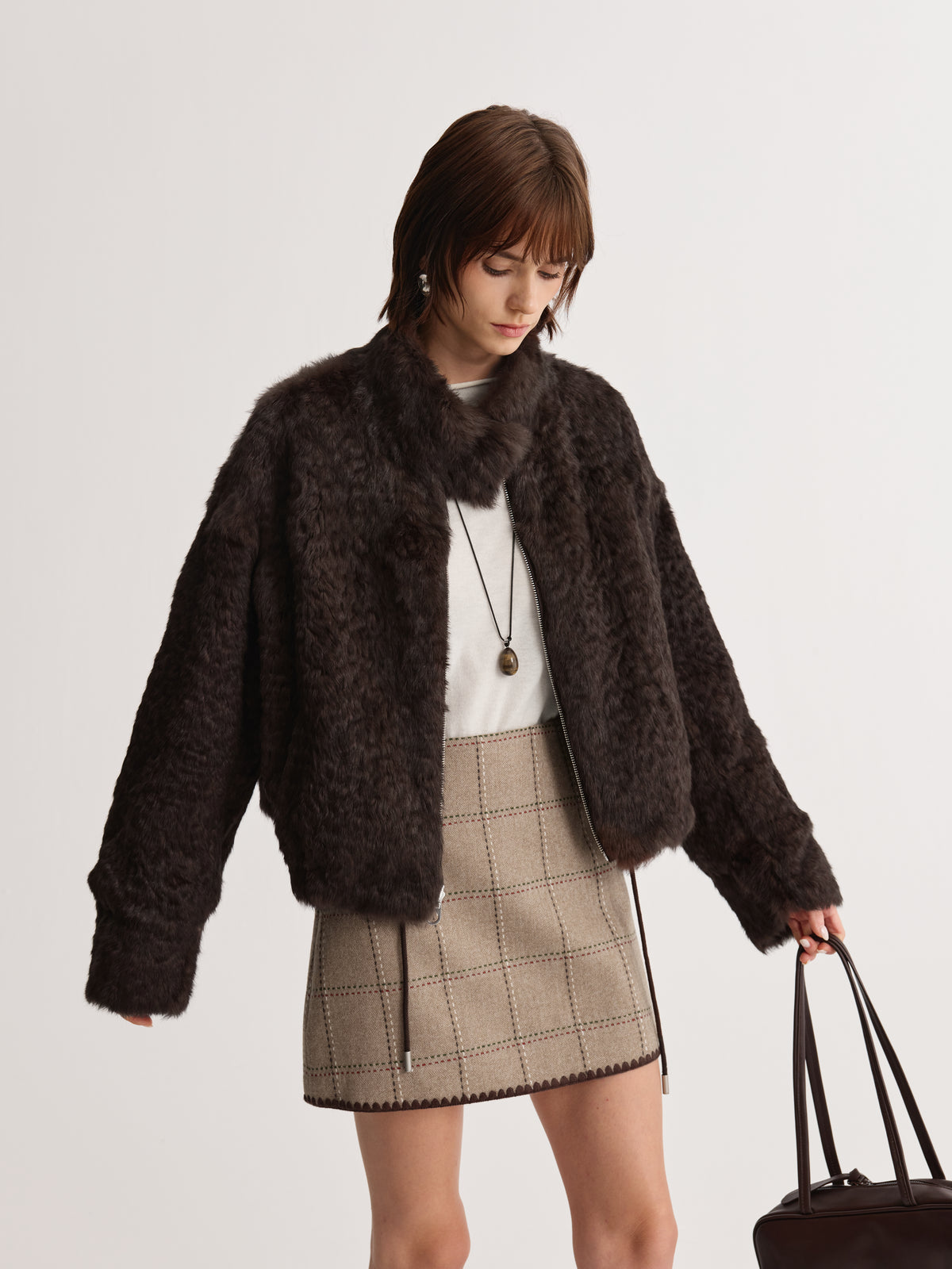 Plaid Mini Skirt