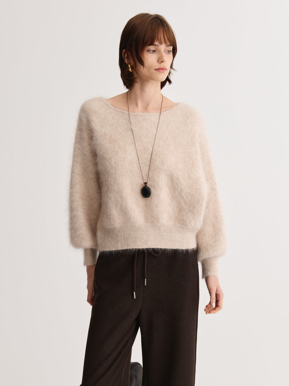 Serein Boat-Neck Sweater