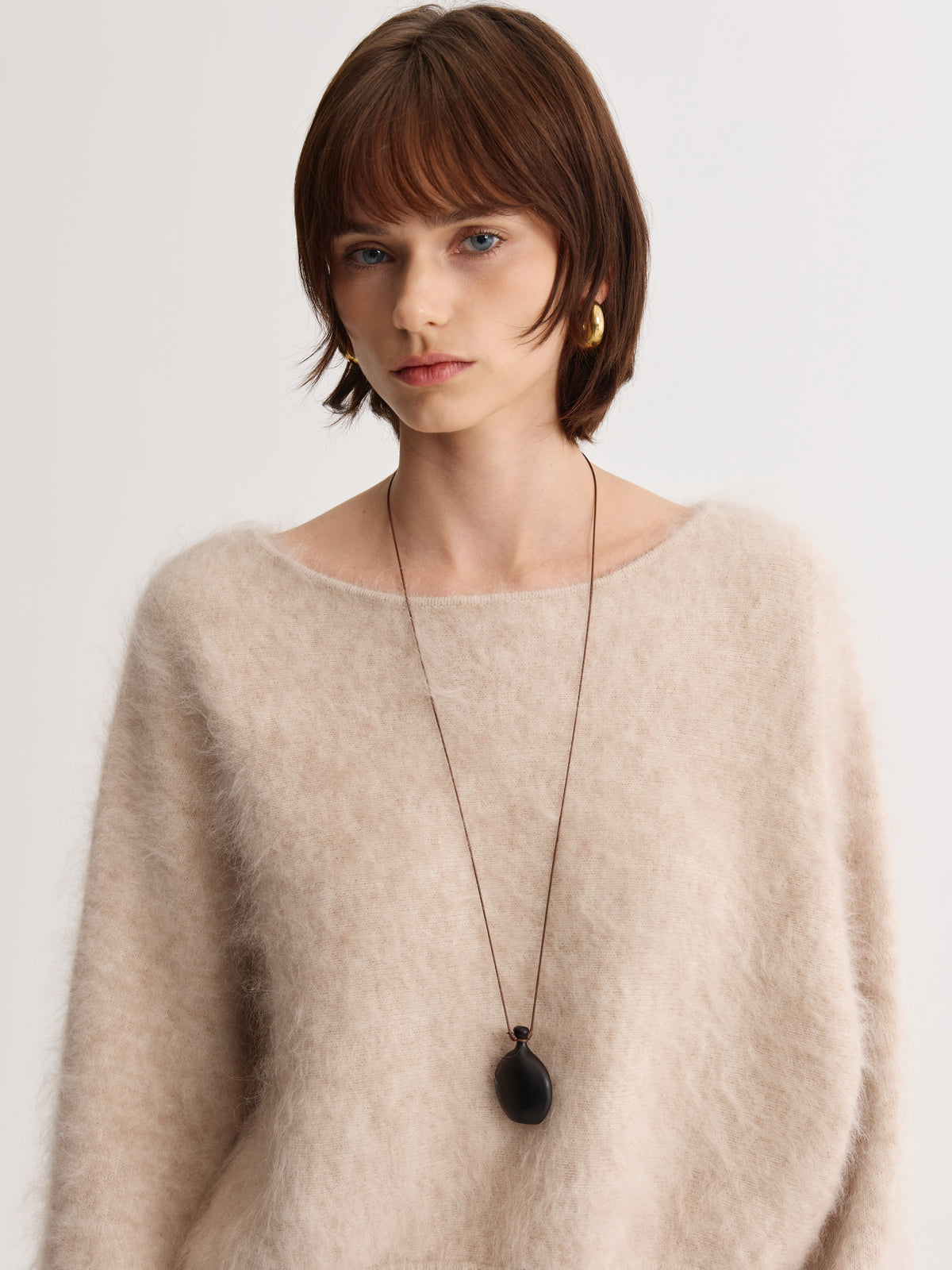 Serein Boat-Neck Sweater