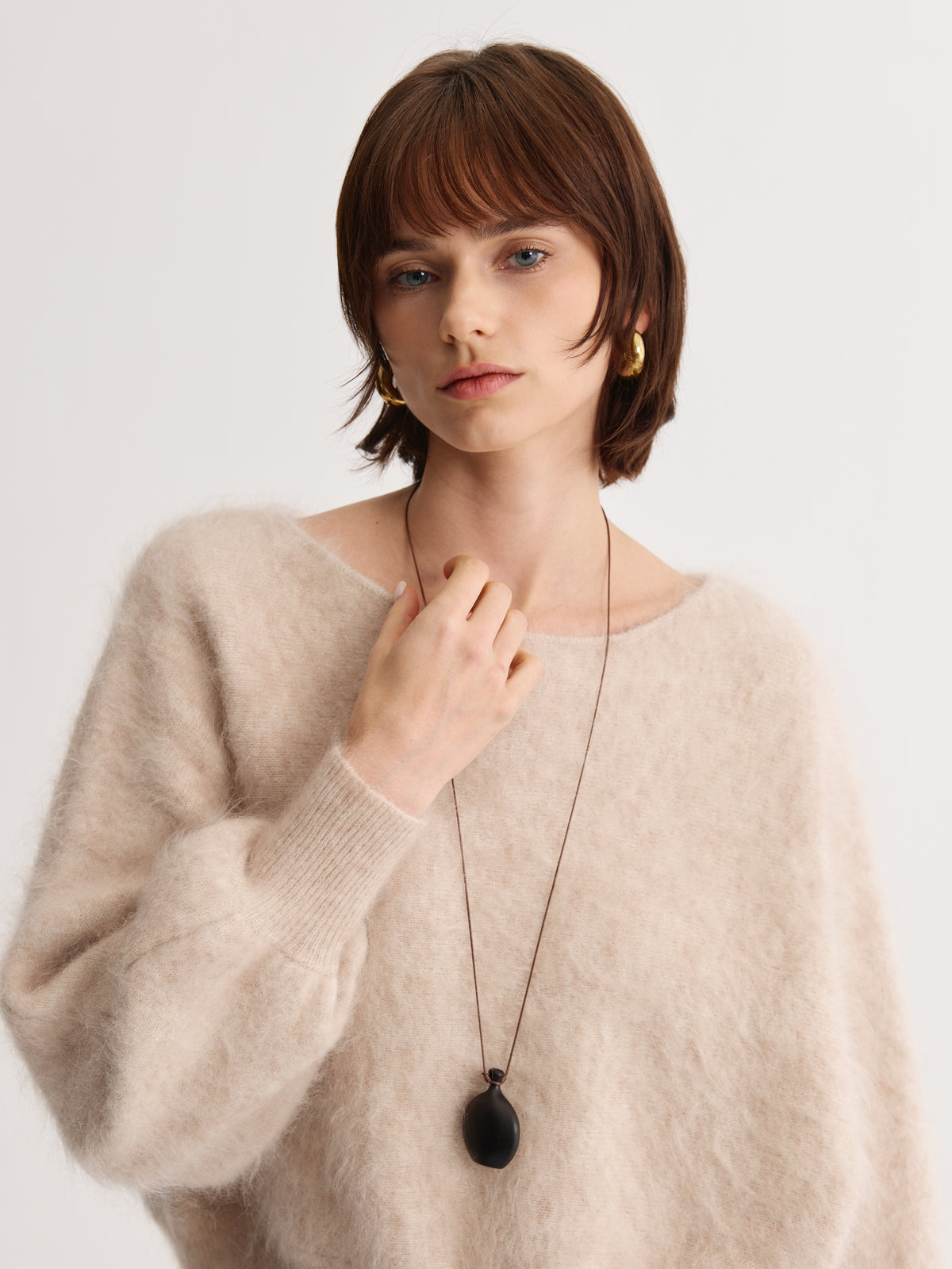 Serein Boat-Neck Sweater