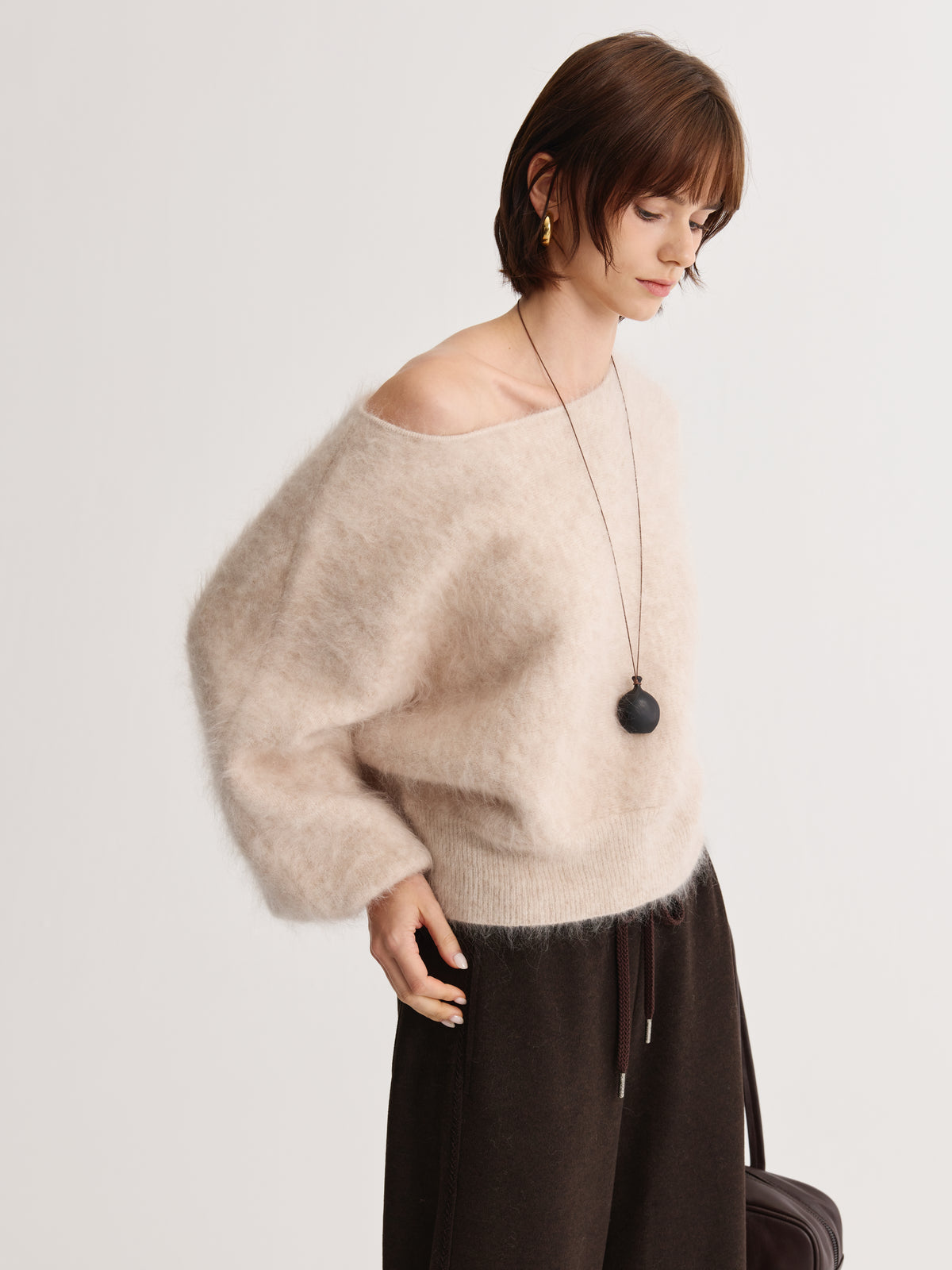 Serein Boat-Neck Sweater