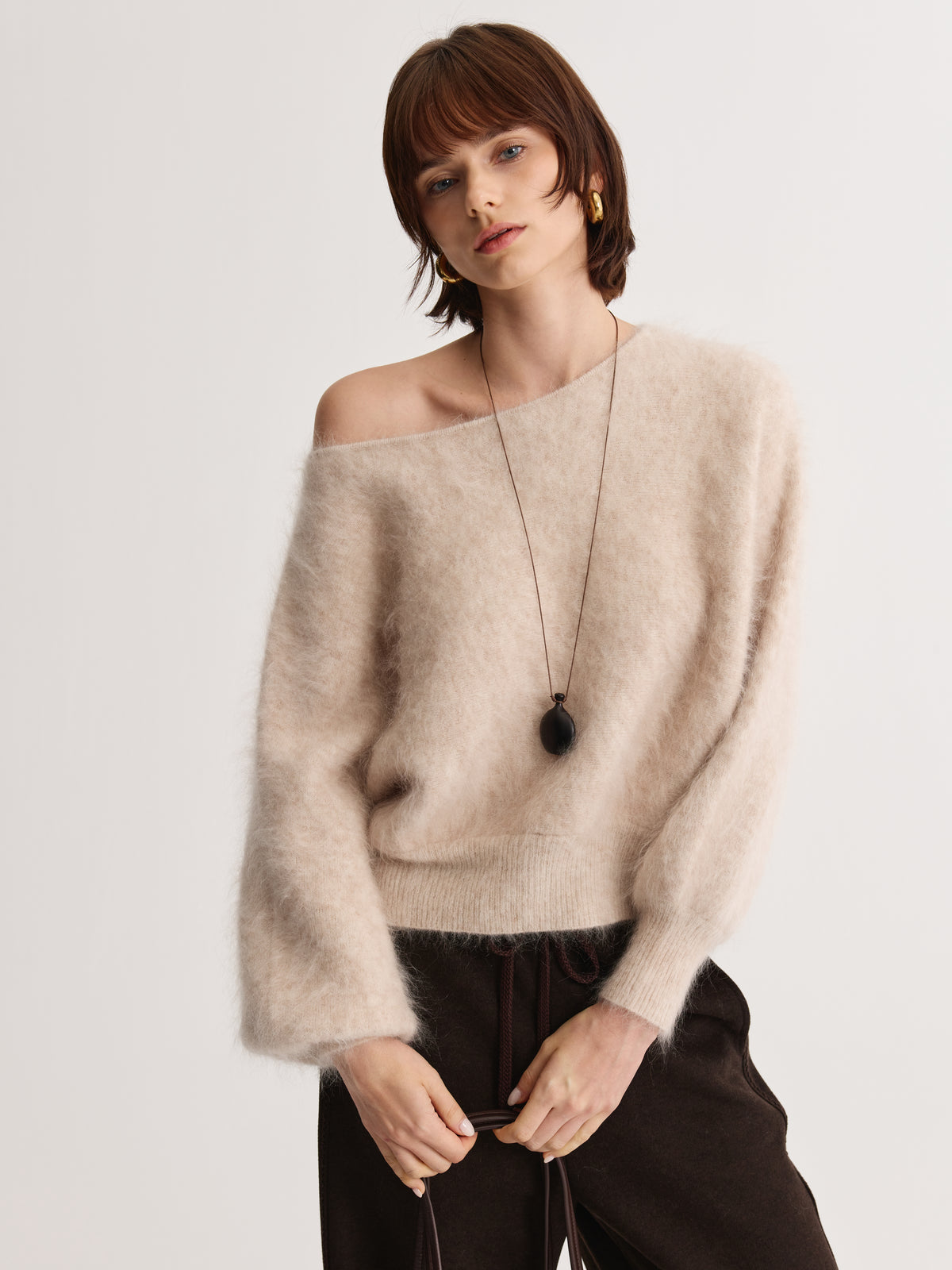 Serein Boat-Neck Sweater
