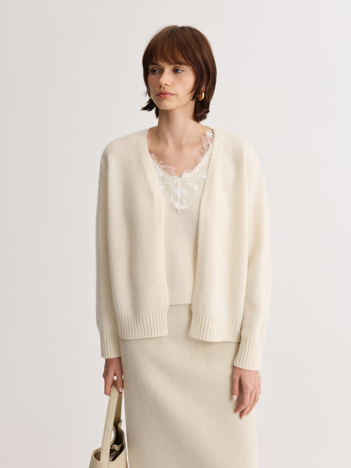 Lace Veil Knit Set