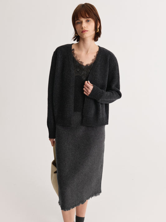 Lace Veil Knit Set