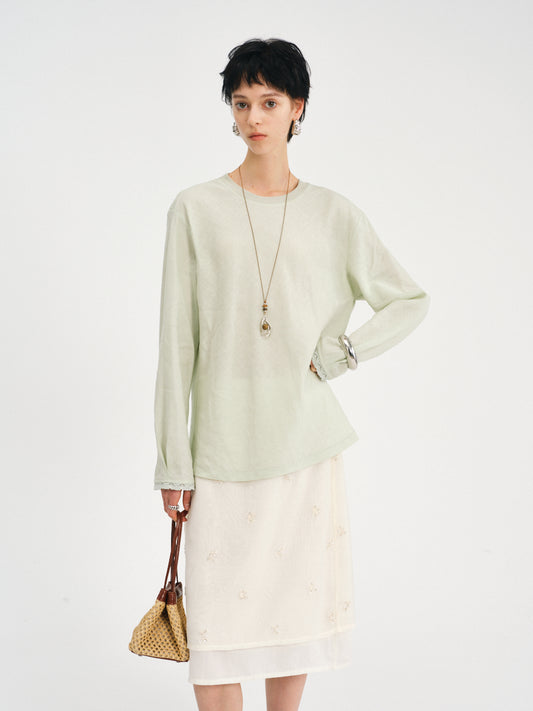 Drift Linen Drape Top