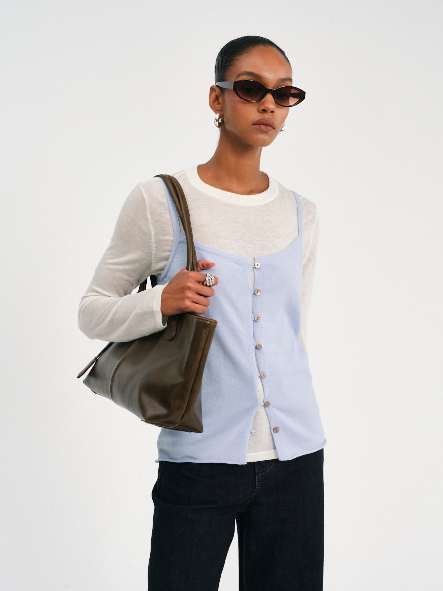 Nacre Wool Vest
