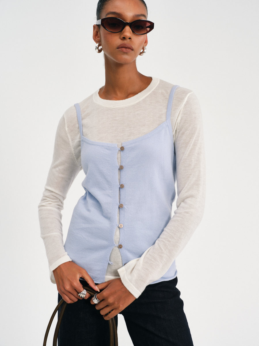 Nacre Wool Vest