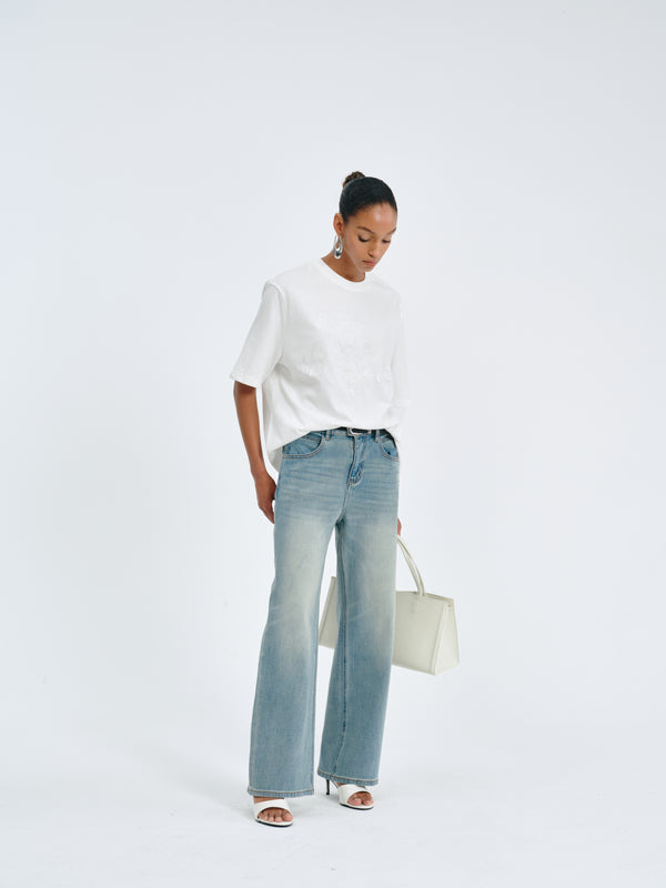 Aeris Embroidered Tee