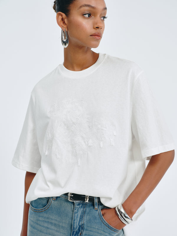 Aeris Embroidered Tee