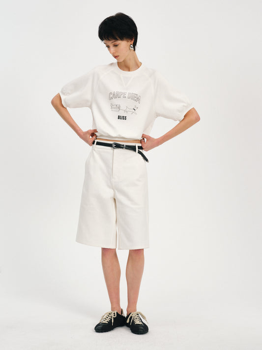 Doodle Cotton Knit Tee