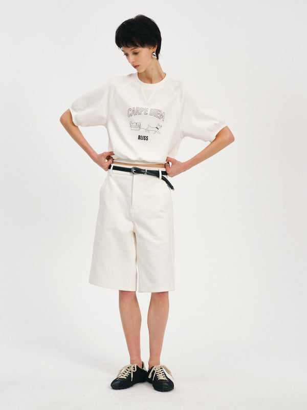 Doodle Cotton Knit Tee